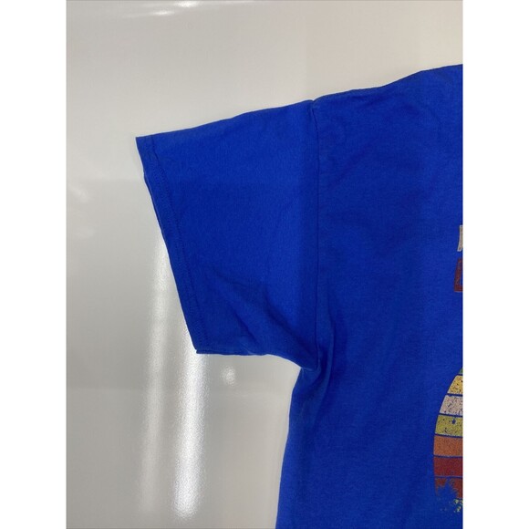 Be A DaddyCorn in a Daddy Shark World blue short sleeve graphic t shirt size XL - Picture 3 of 11